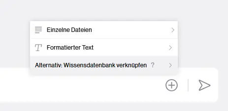 Open file selection menu